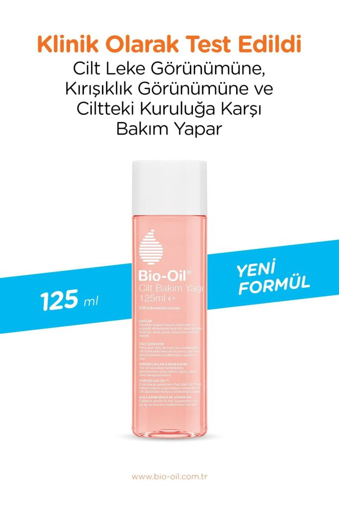 Bio-Oil Bio Oil Çatlak Karşıtı & Nemlendirici Cilt Bakım Yağı 125 ml - Yeni Formül