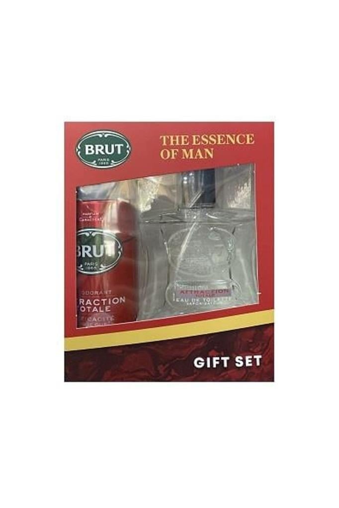 Brut Attraction Totale EDT 100 ml The Essence Of Man Erkek Parfüm Seti