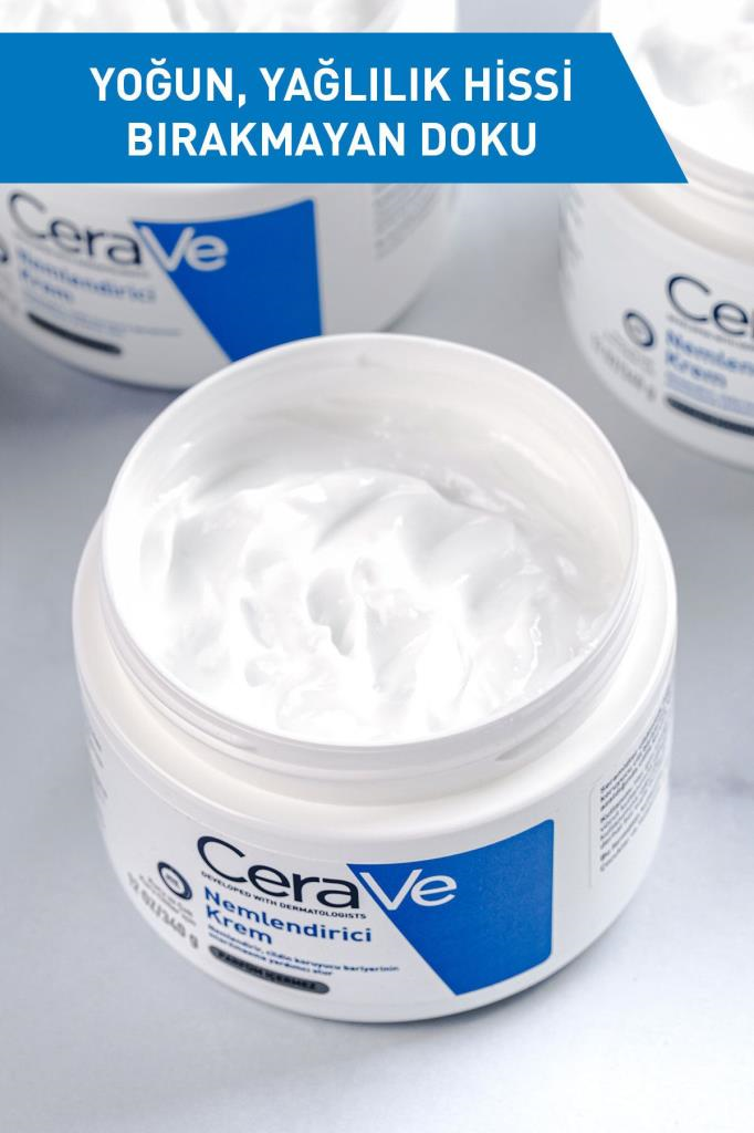 CeraVe Yüz Ve Vücut Nemlendirici Krem Kuru Ciltler Için 340 gr
