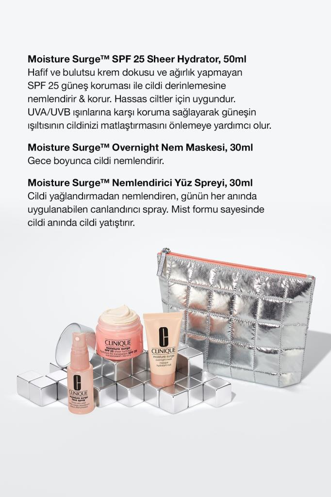 Clinique Moisture Meets SPF25 50 ml Cilt Bakım Seti