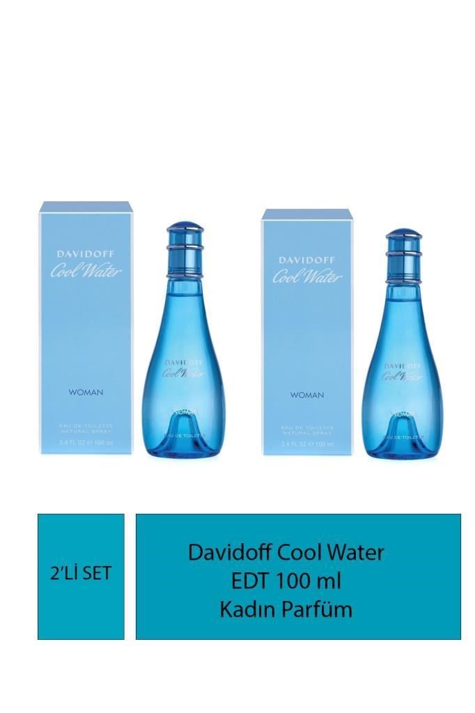 Davidoff Cool Water EDT 100 ml Kadın Parfüm X2