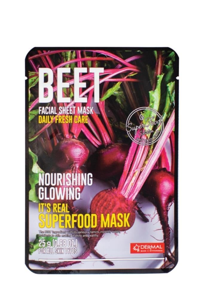 Dermal Beet Facial Sheet Maske