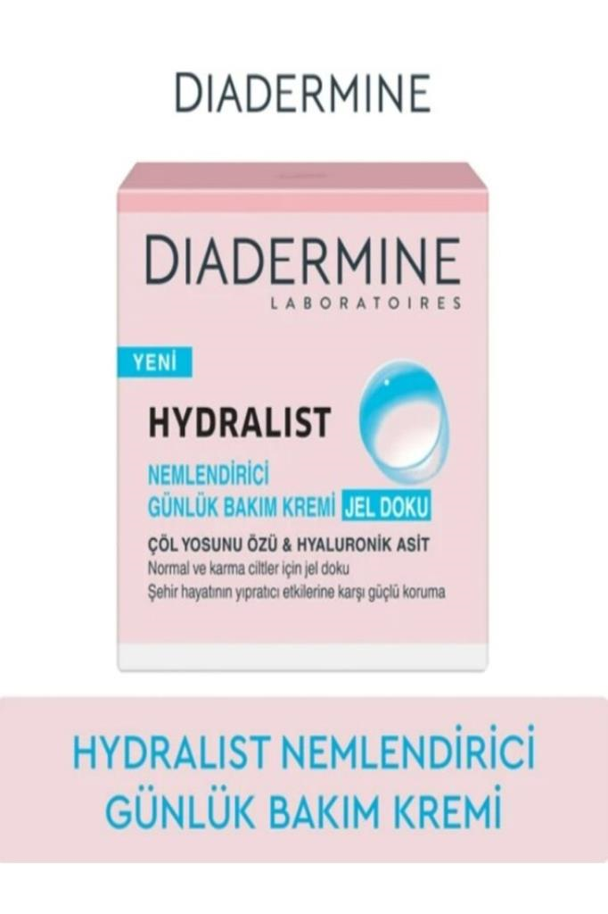 Diadermine Hydralist Nemlendirici Bakım Kremi Jel Doku 50 ml