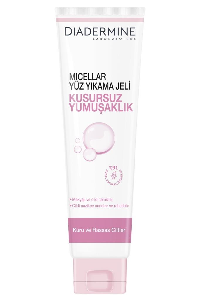Diadermine Micellar Kusursuz Yumuşaklık Yüz Temizleyici Jeli 150 ml