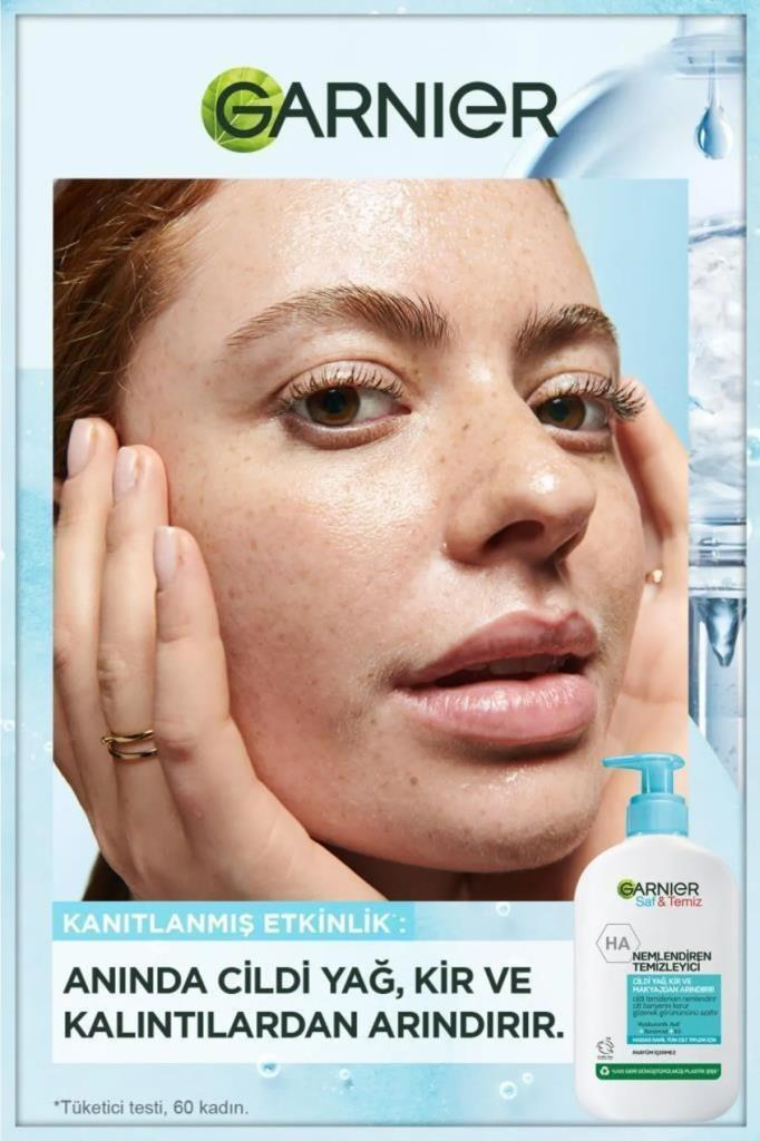 Garnier Saf & Temiz Nemlendiren Yüz Temizleme Jeli 250 ml