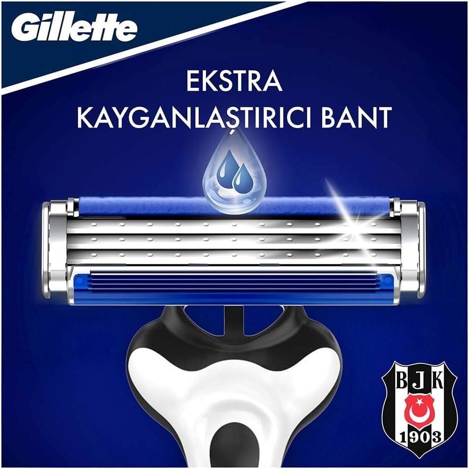 Gillette Blue 3 Beşiktaş Özel Seri 6lı Paket Tıraş Bıçağı