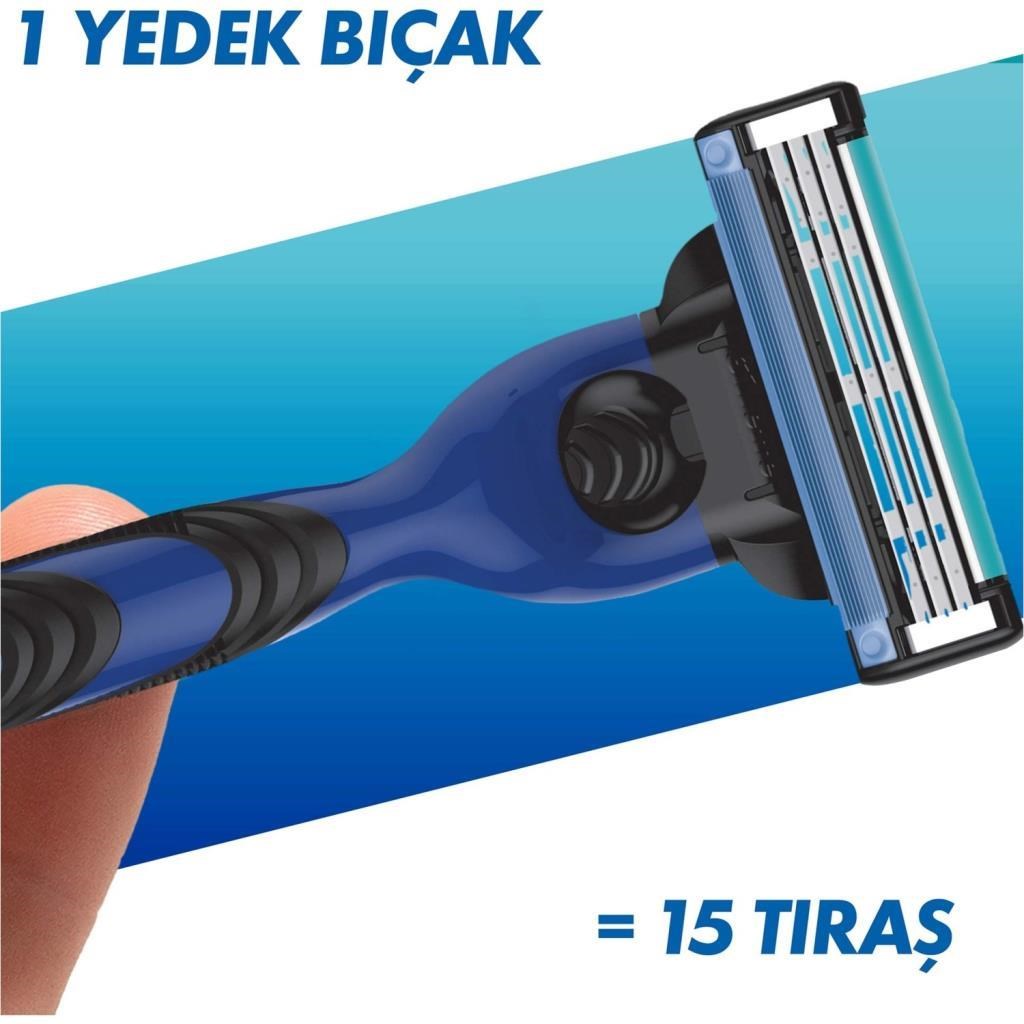 Gillette Mach 3 Sport Tıraş Makinesi 2li Yedek Tıraş Bıçağı