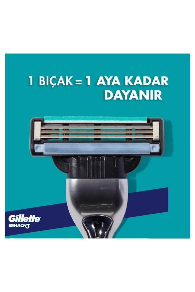 Gillette Mach3 Yedek Tıraş Bıçağı 4lü