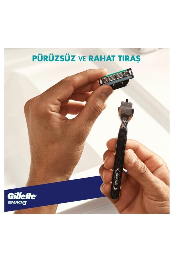 Gillette Mach3 Yedek Tıraş Bıçağı 4lü