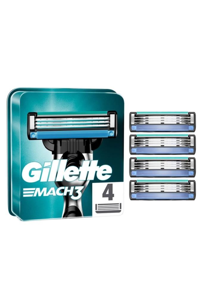 Gillette Mach3 Yedek Tıraş Bıçağı 4lü
