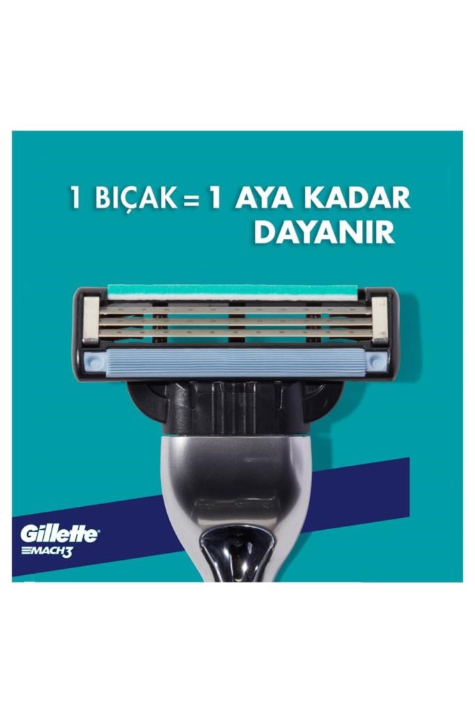 Gillette Mach3 Yedek Tıraş Bıçağı 4lü