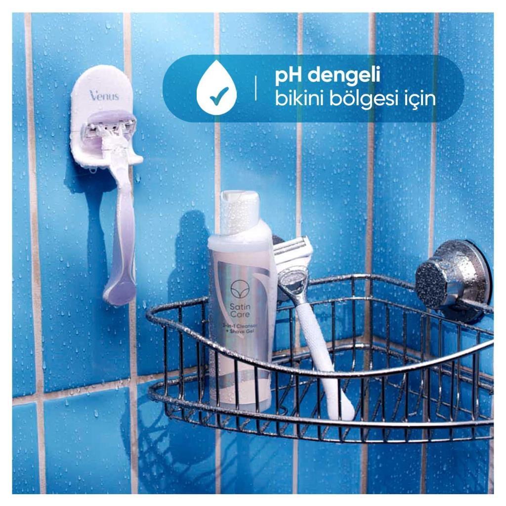 Gillette Venus Bikini Bölgesi 2si Bir Arada Temizleyici Tıraş Jeli 190 ml