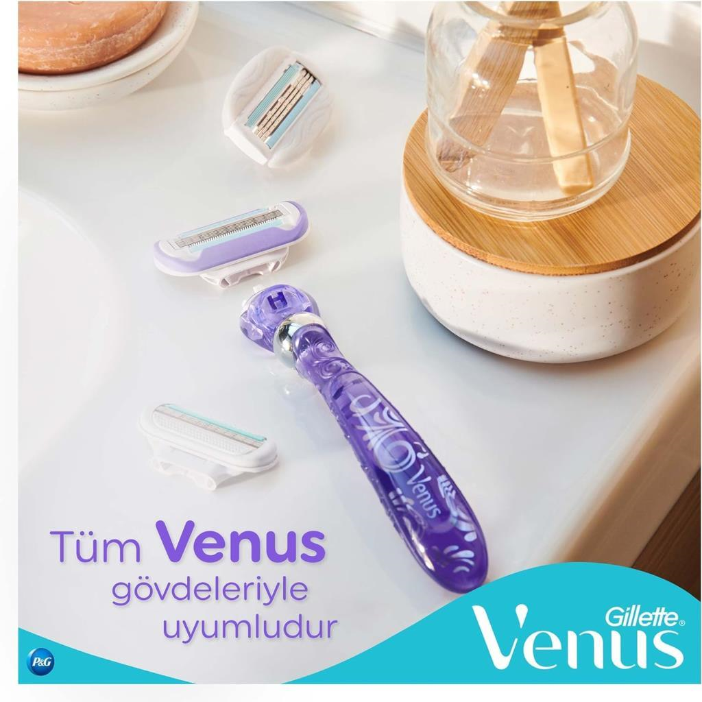 Gillette Venus Extra Smooth Swirl Tıraş Makinesi+Yedek Başlık