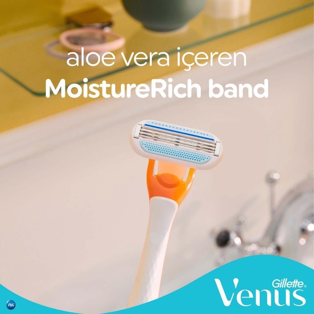 Gillette Venus Riviera Kadın Tıraş Bıçağı 2 Adet 