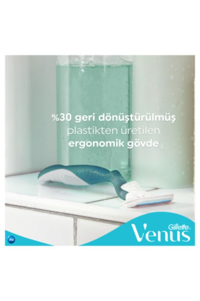 Gillette Venus Smooth Kadın Tıraş Makinesi 3 Yedek Tıraş Bıçağı