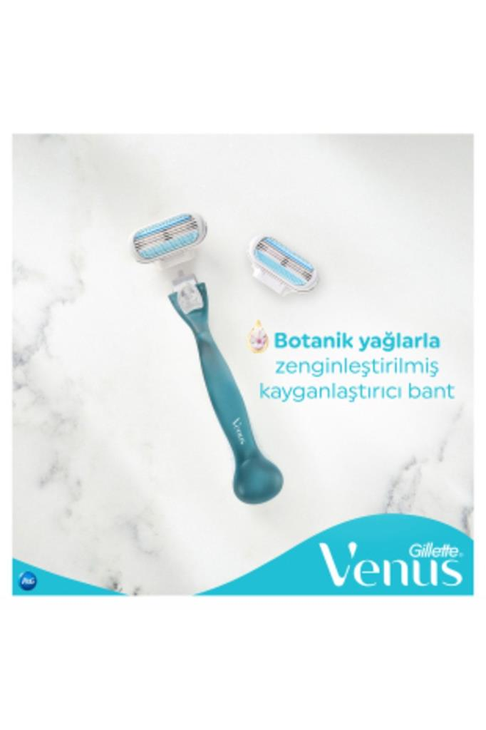 Gillette Venus Smooth Kadın Tıraş Makinesi 3 Yedek Tıraş Bıçağı