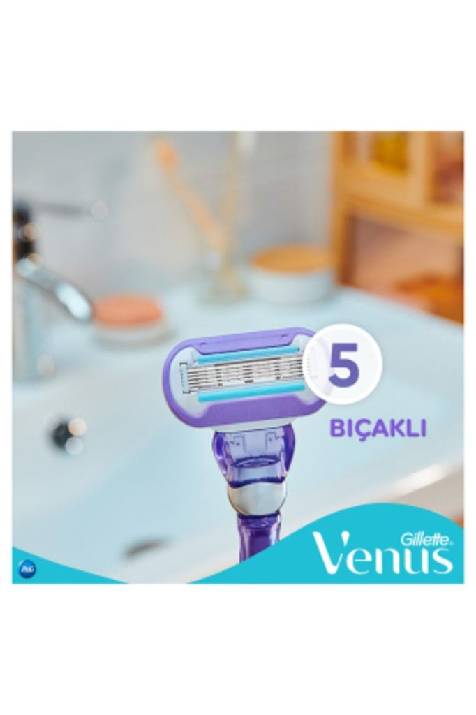 Gillette Venus Swirl Tıraş Makinesi + 3 Yedek Başlık