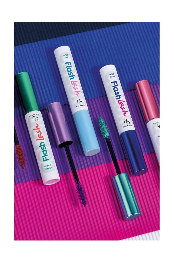 Golden Rose Flash Lash Colered Mascara No:04 Royal Blue 