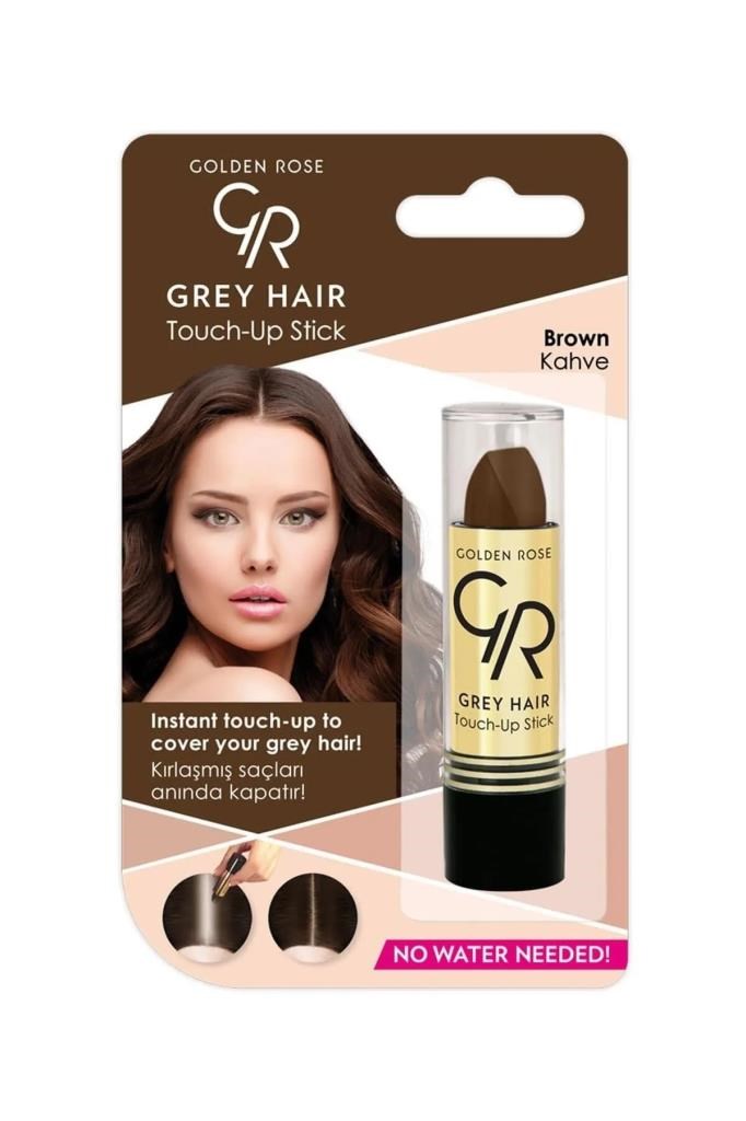 Golden Rose Grey Hair No:05 Brown- Saç Beyazlarını Kapatan Stick