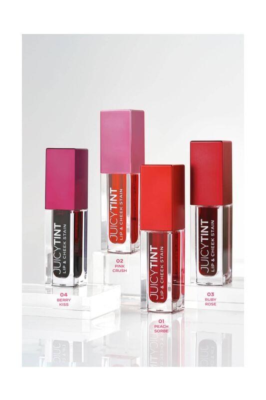 Golden Rose Juicy  Dudak Ve Yanak Renklendirici Stain 04 Berry Kiss