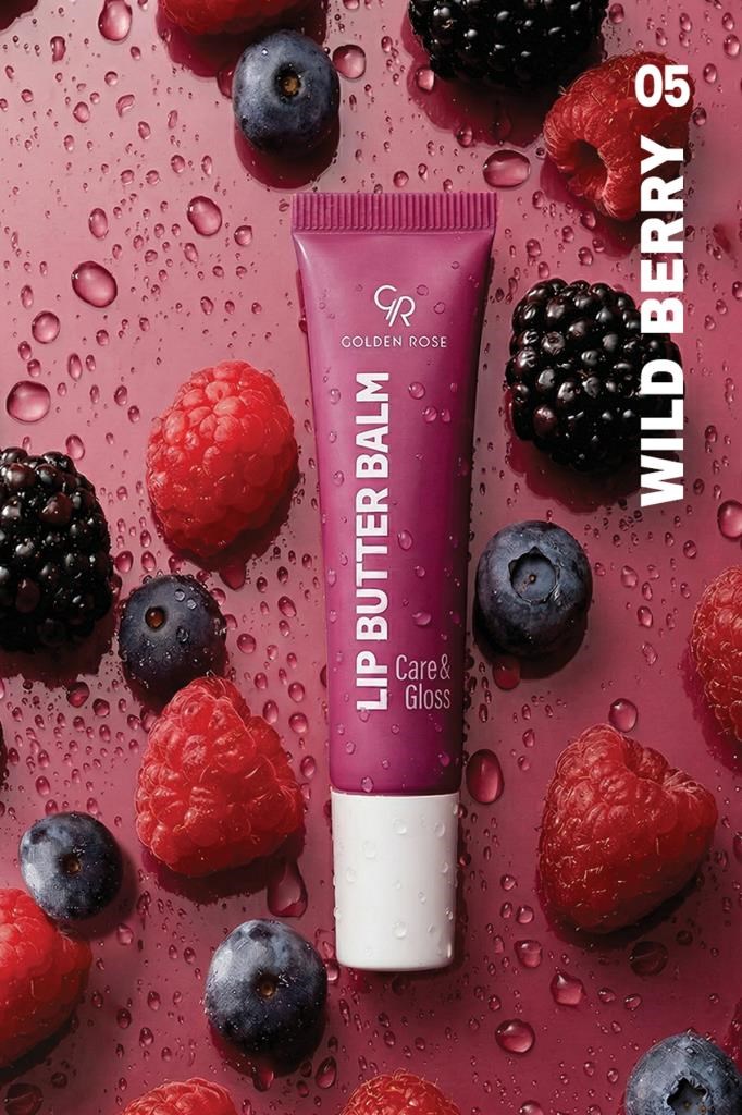 Golden Rose Lip Butter Balm No: 05 Wild Berry Nemlendirici ve Parlatıcı Dudak Balmı