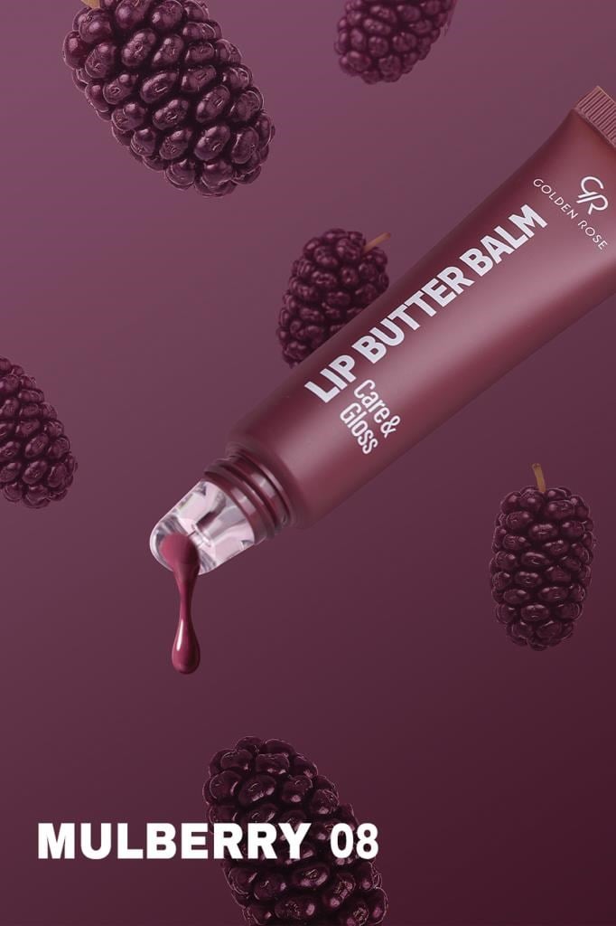 Golden Rose Lip Butter Balm No: 08 Mulberry Nemlendirici ve Parlatıcı Dudak Balmı