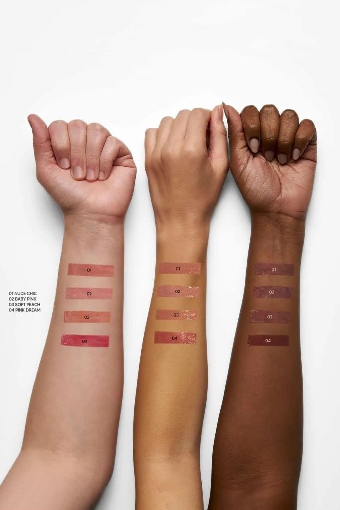 Golden Rose Miss Beauty 3D Lip Gloss 02 Baby Pink Dudak Parlatıcısı