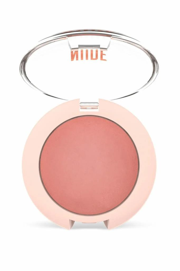 Golden Rose Nude Look Face Baked Blusher Peachy Nude Allık