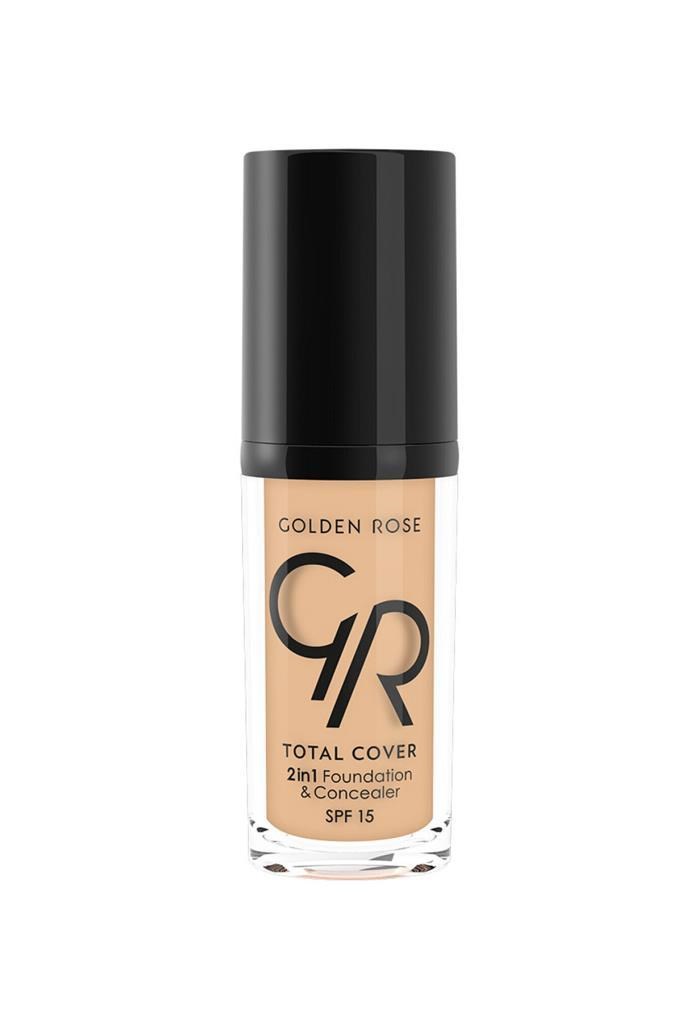 Golden Rose Total Cover Foundation 03 Almond 30 ml