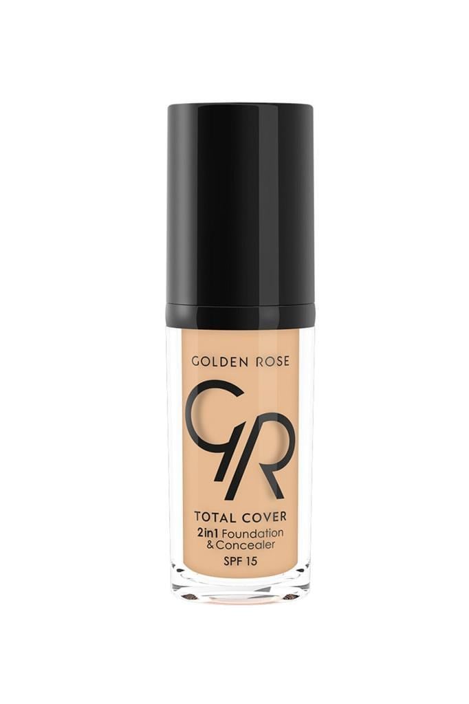 Golden Rose Total Cover Foundation 03 Almond 30 ml