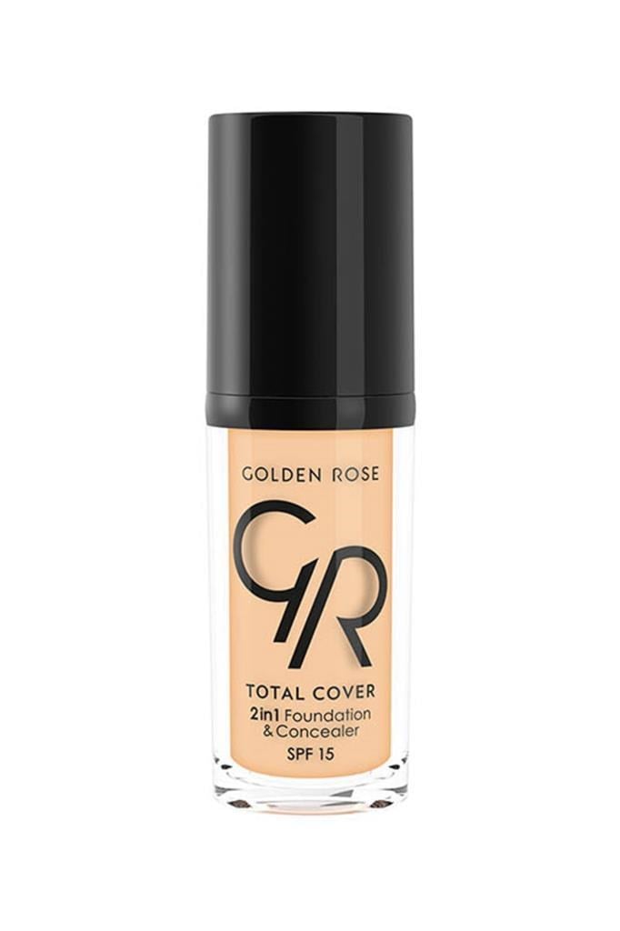 Golden Rose Total Cover Foundation 22 Natural Beige 30 ml