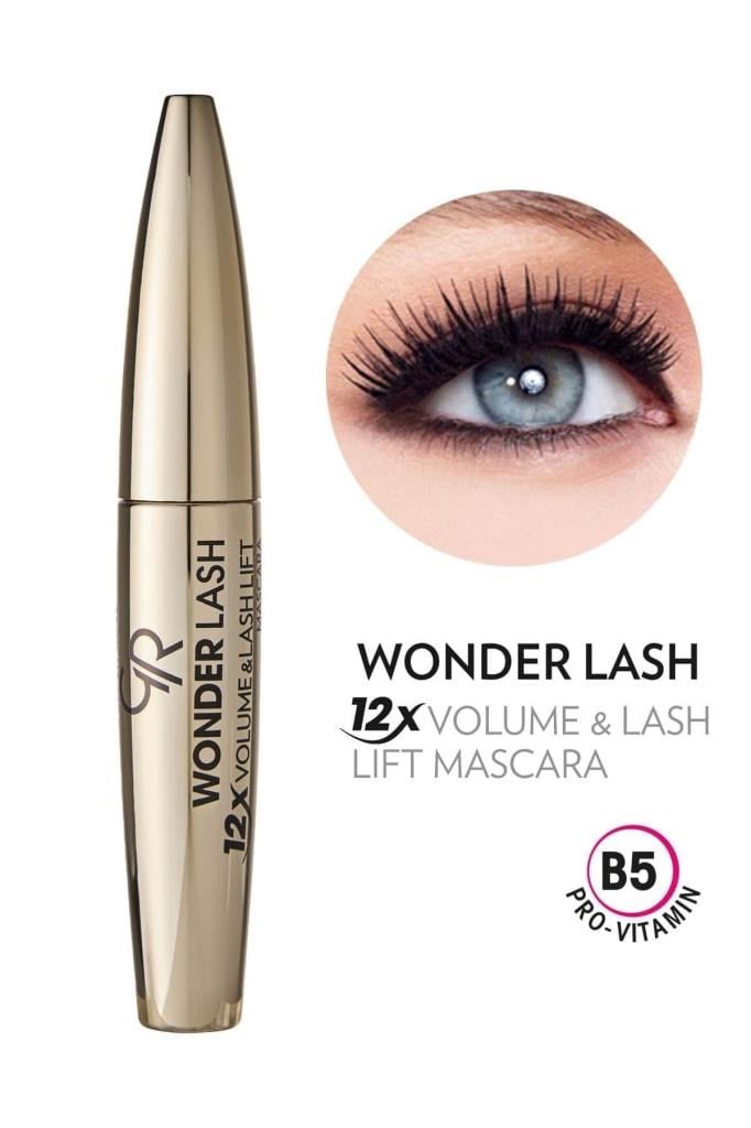 Golden Rose Wonder Lash Mascara - Black-hacim Veren Maskara
