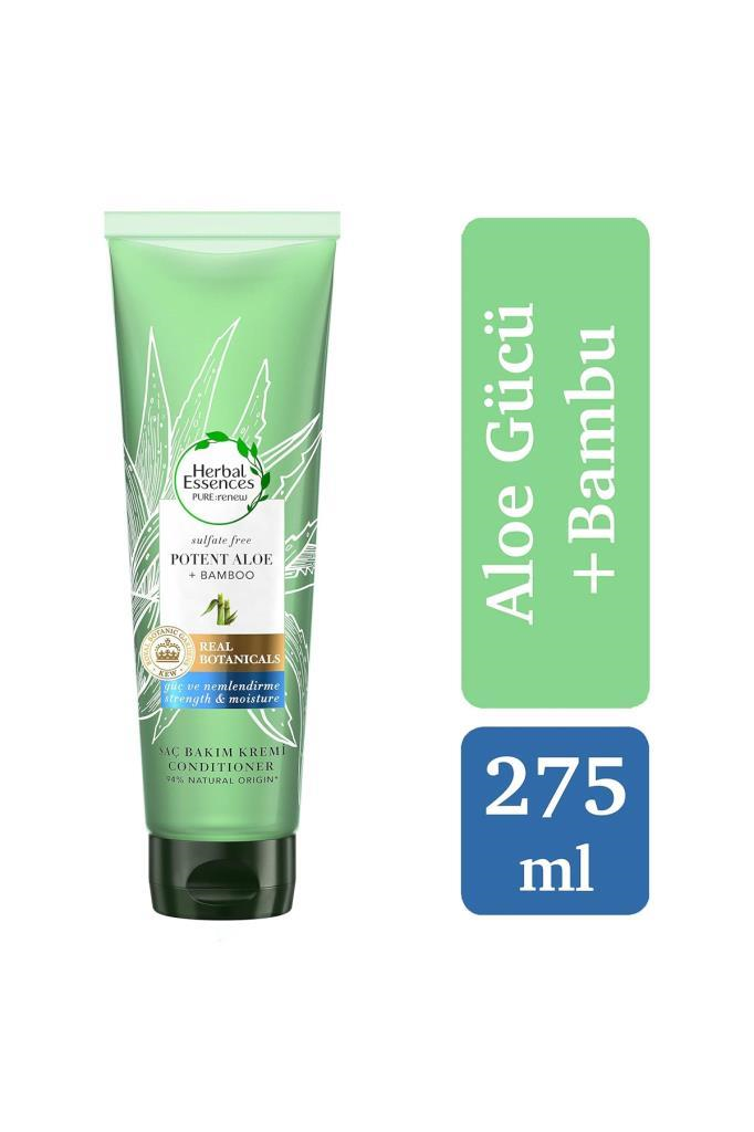 Herbal Essences Güç Ve Nem Aloe Bambu Saç Bakım Kremi 275 ml