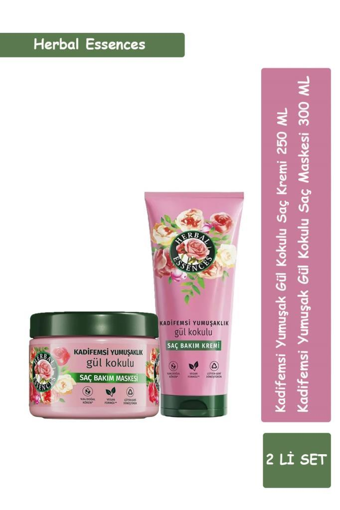 Herbal Essences Kadifemsi Yumuşaklık Gül Kokulu Saç Bakım Set