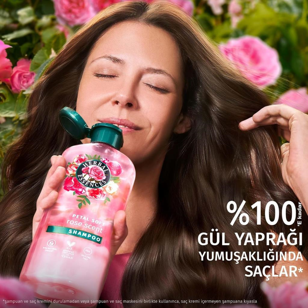 Herbal Essences Kadifemsi Yumuşaklık Gül Kokulu Şampuan 350 ml