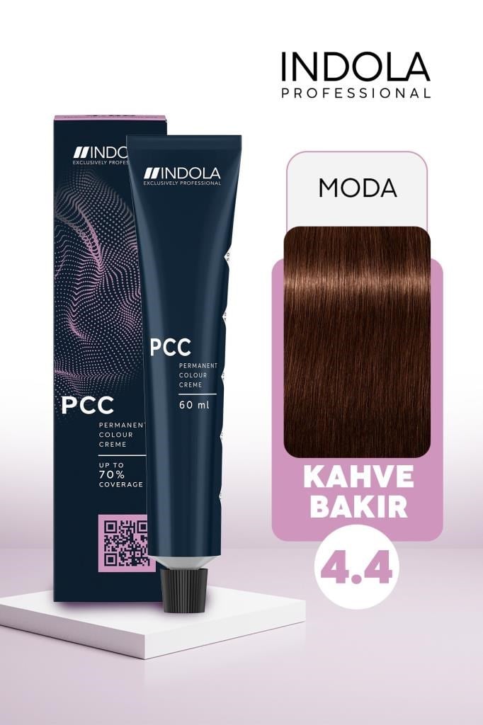 Indola PCC 4.4 Kahve Bakır 60 ml Saç Boyası 