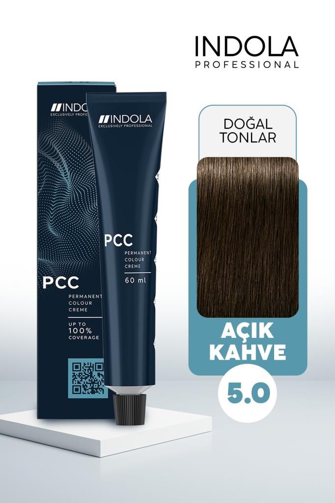 Indola PCC 5.0 Açık Kahve 60 ml Saç Boyası