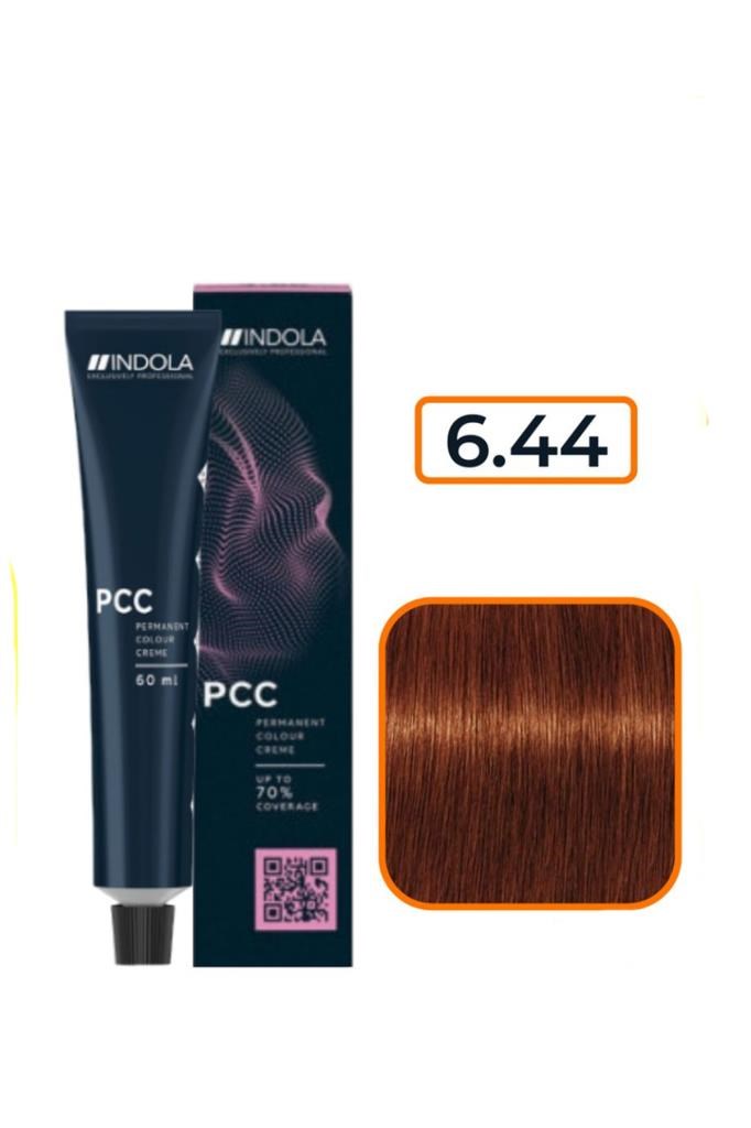 Indola PCC 6.44 Koyu Kumral Yoğun Bakır 60 ml Saç Boyası