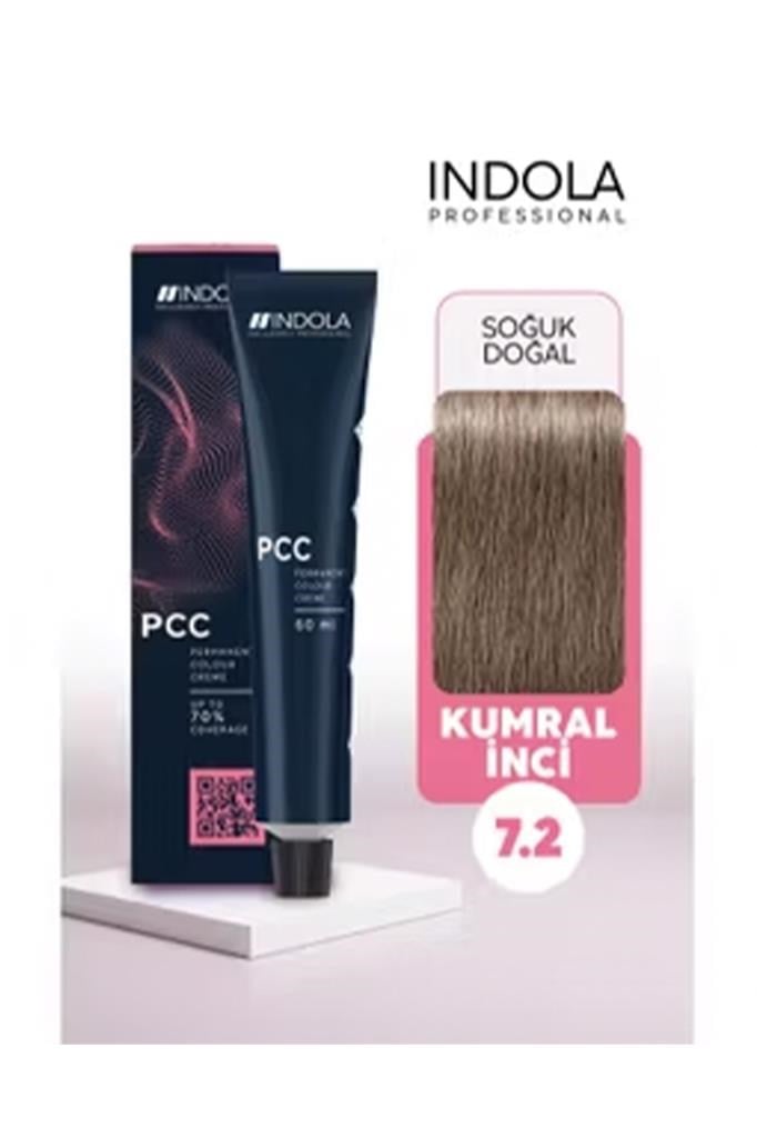 Indola PCC 7.2 Kumral İnci 60 ml Saç Boyası