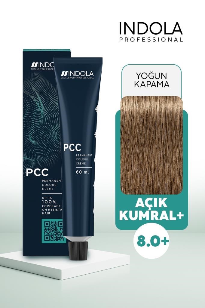 Indola PCC 8.0+ Açık Kumral+ Saç Boyası 60 ml 
