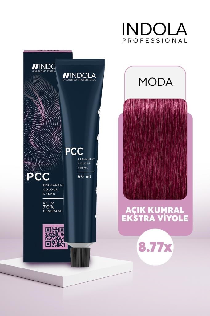 Indola PCC 8.77x Açık Kumral Ekstra Viyole 60 ml Saç Boyası