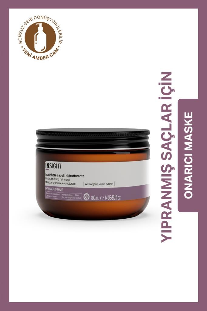 Insight Yıpranmış Saçlar İçin Onarıcı Maske 400 ml