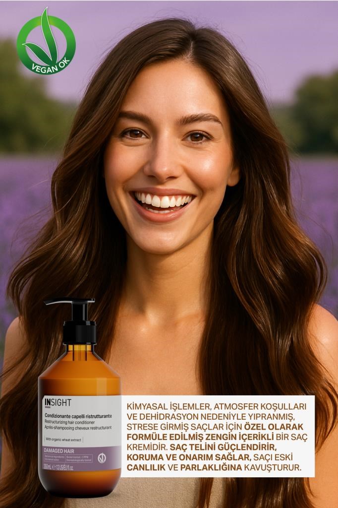 Insight Yıpranmış Saçlar için Onarıcı Saç Kremi 350 ml