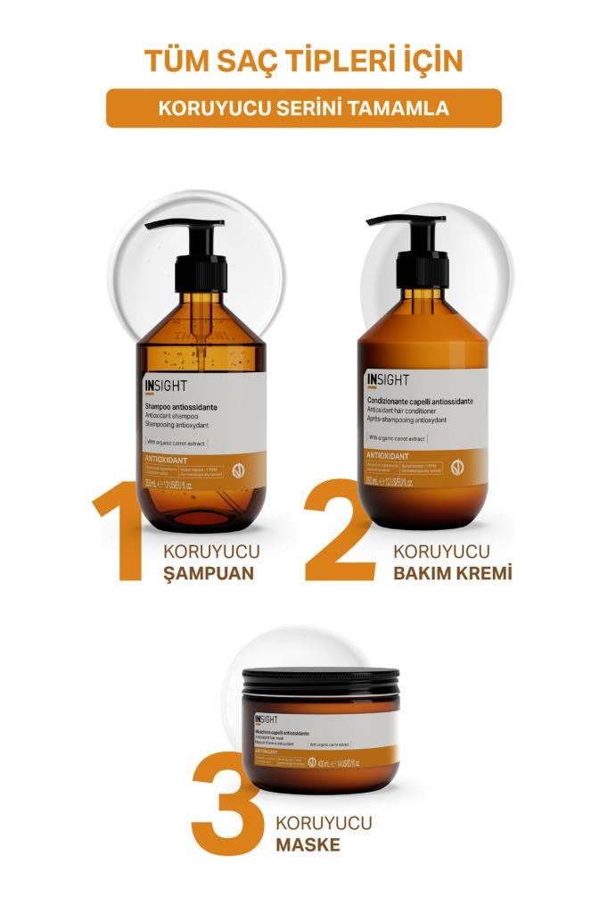 Insight Zararlı Dış Etkenlere Karşı Antioksidan Yenileyici Saç Kremi 350 ml