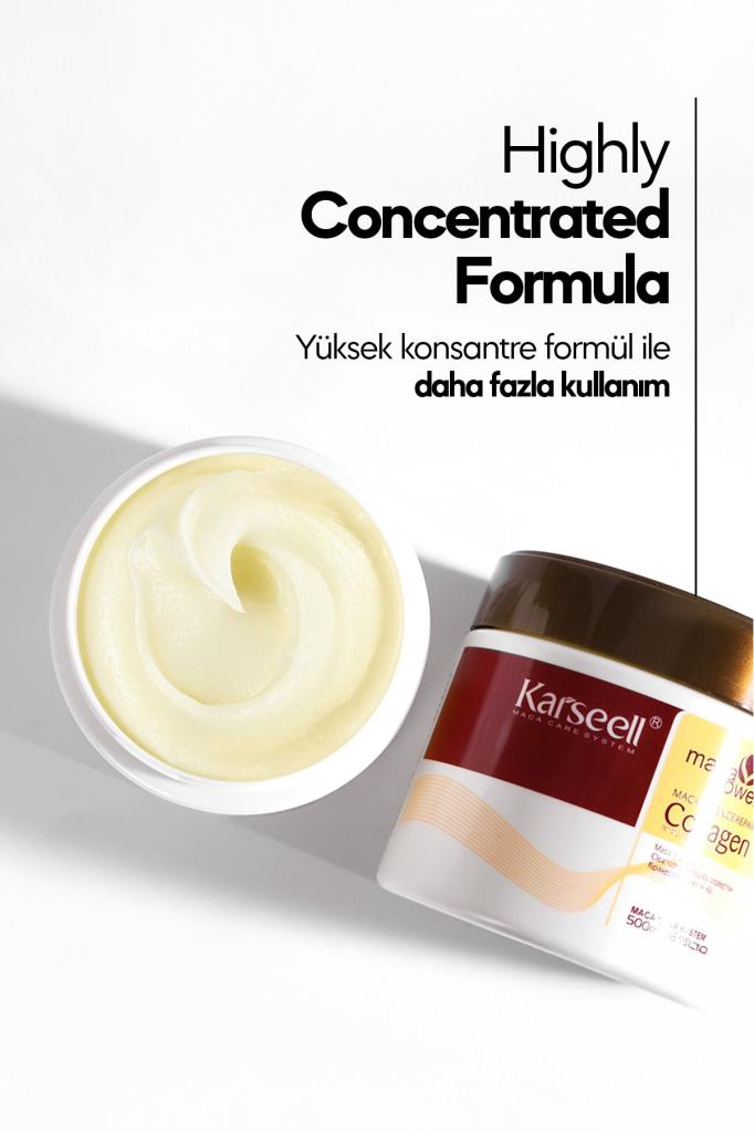 Karseell Collagen Maca Özü Onarıcı Saç Maskesi 500 ml 
