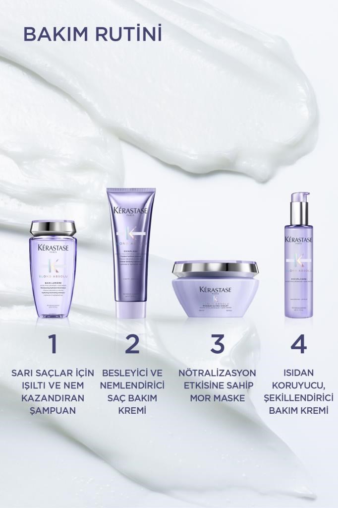 Kerastase Blond Absolu Bain Lumiere Sarı Saçlar Için Parlaklık Veren Şampuan 500ml