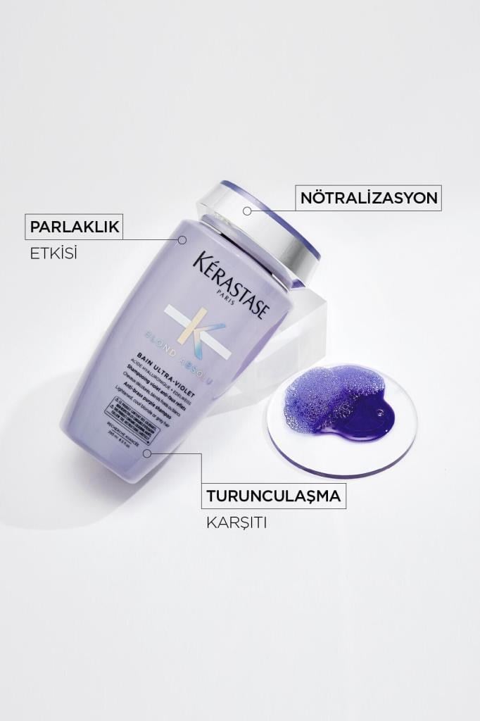 Kerastase Blond Absolu Bain Ultra-violet Istenmeyen Sarı&turuncu Yansımaları Nötralize Eden Şampuan