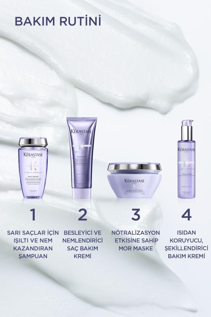 Kerastase Blond Absolu Cicaflash Sarı Saçlar Için Parlaklık Veren Durulanan Saç Bakım Kremi 250ml