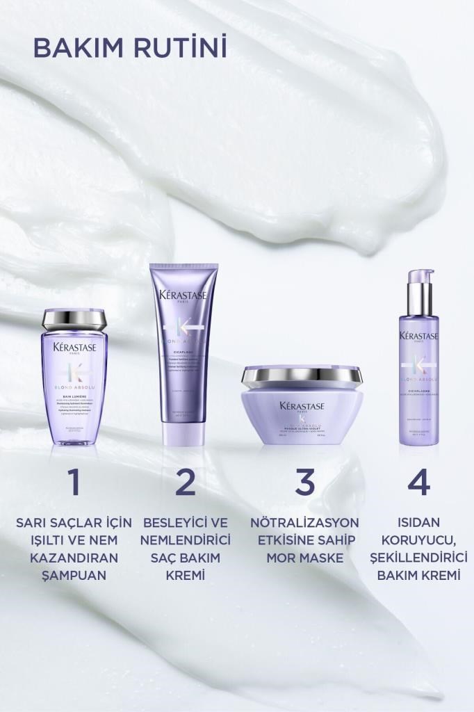 Kerastase Blond Absolu Cicaflash Sarı Saçlar Için Parlaklık Veren Durulanan Saç Bakım Kremi 250ml