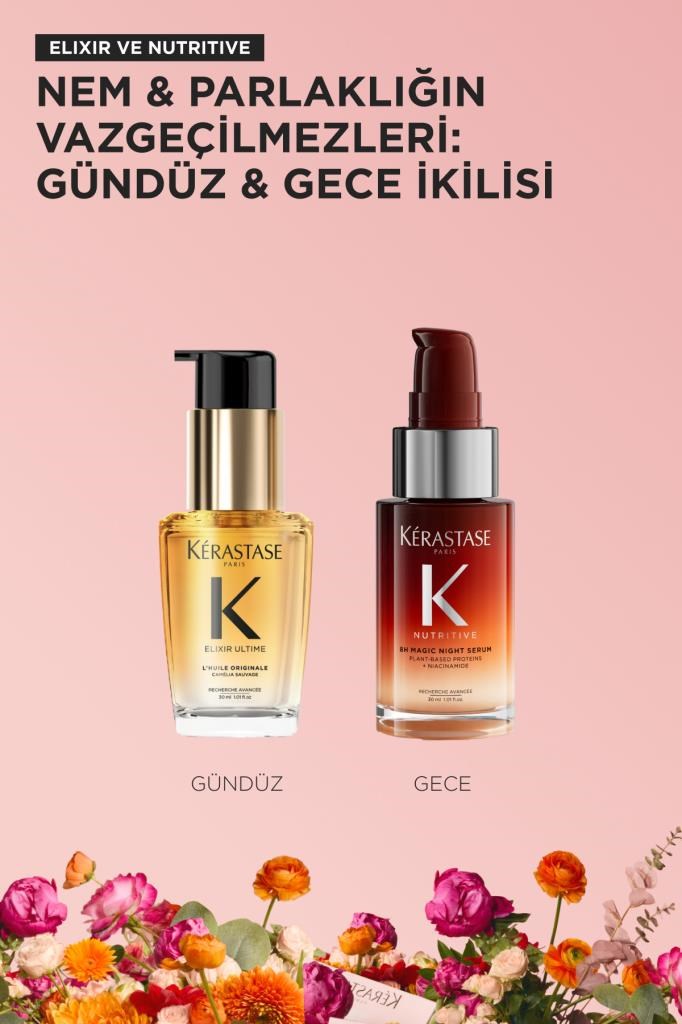 Kerastase Elixir & Nutritive Ikonik Gece & Gündüz - Seyahat Seti 30x2 ML